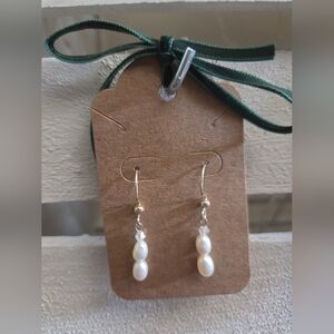 Elegant Pearl Drop Earrings